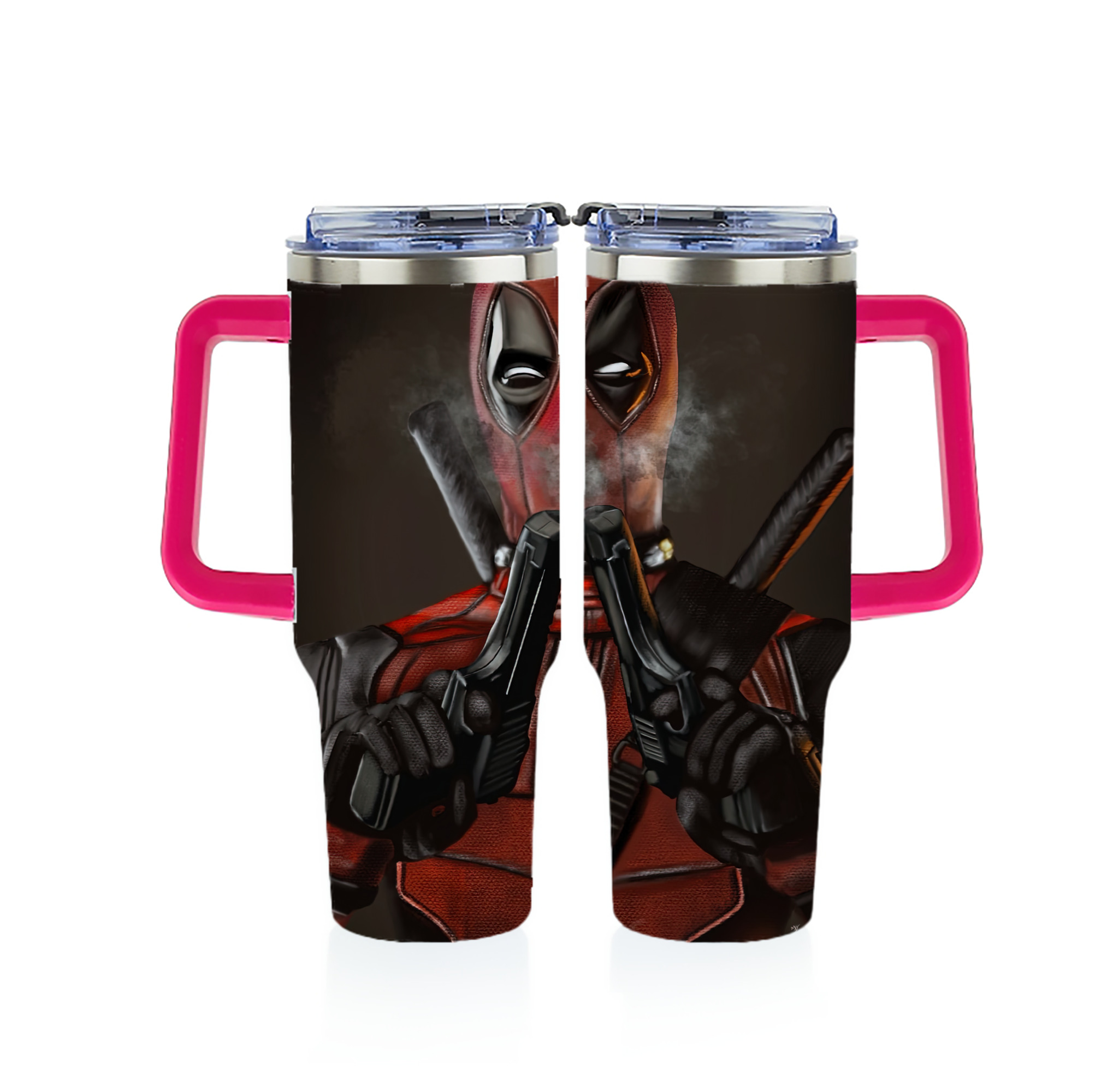 （画像用） Deadpool デッドプール 1200ｍLフルプリント車用タンブラー